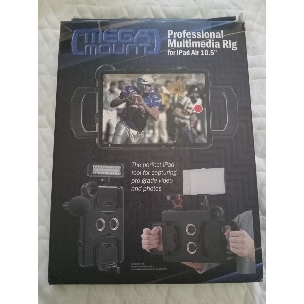 MegaMount Multimedia Rig Case Video Stabilizer for Apple iPad Air 10.5 inch [3rd